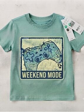 NWT Gamer Weekend Mode Graphic Tee XS 4/5